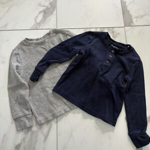 Tommy Bahama Thermal Long Sleeve Lot Of 2 Shirts Boys Size XS